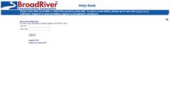 Desktop Screenshot of help.broadriver.com